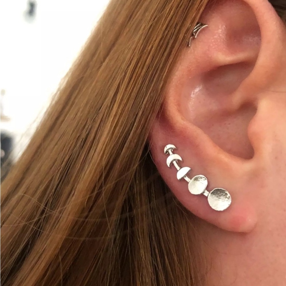 Celestial Moon Phase Earrings